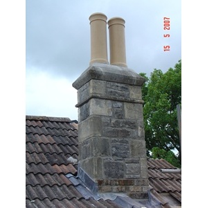 Chimney re build in Cheddar